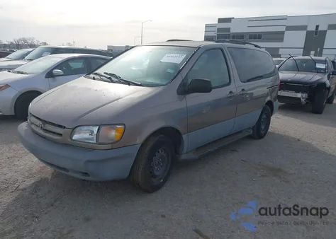 1998 Toyota Sienna Le z USA, uszkodzony, nr VIN 4T3ZF13C0WU076176